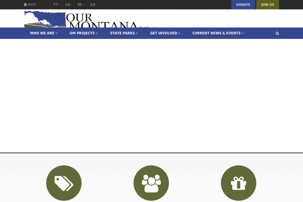 ourmontana.org site used Kologi-wp