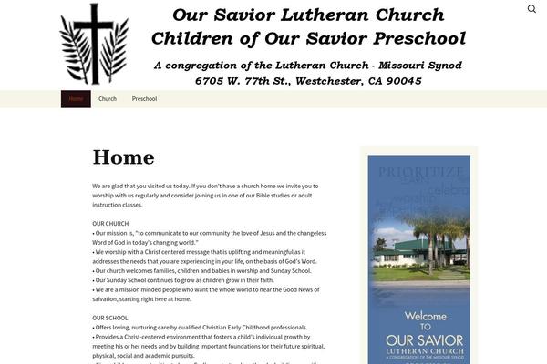 WordPress website example screenshot