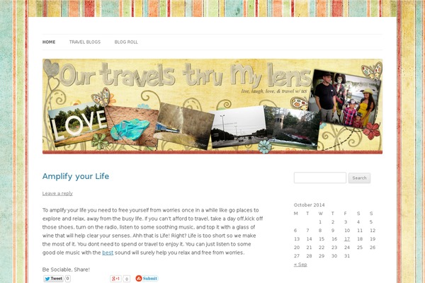 Twenty Twelve theme site design template sample