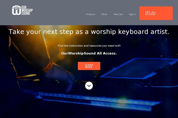ourworshipsound.com site used Course-maker-pro