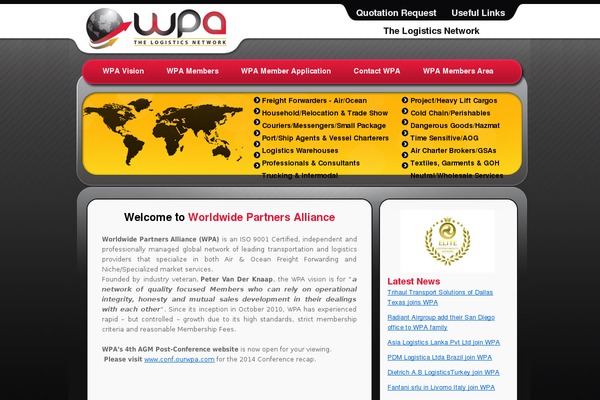 Wpa theme site design template sample