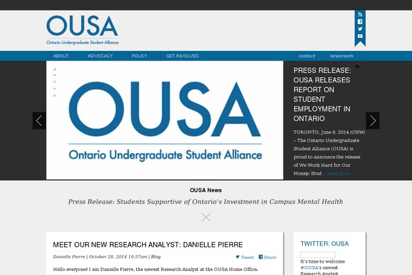 ousa.ca site used Ousa2013