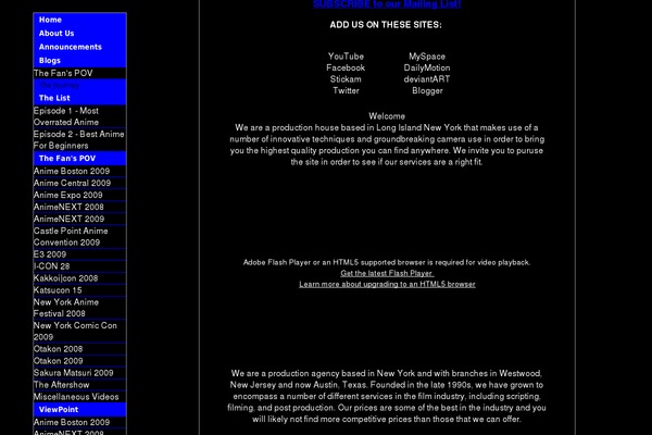out-of-timeproductions.com site used Out-of-timeproductionscom