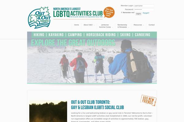 outandout.ca site used Dynamix Child Theme