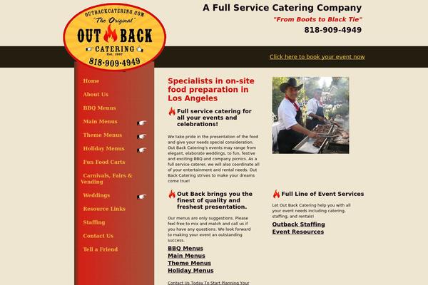 outbackcatering.com site used Cater818