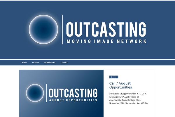 outcasting.org site used Ignites