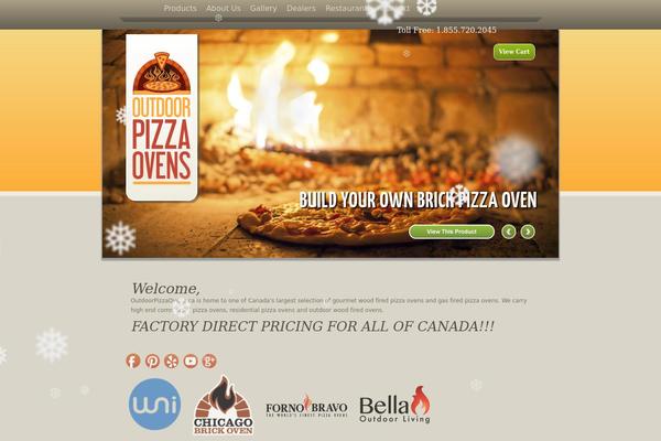 outdoorpizzaovens.ca site used Outdoorpizzaovens