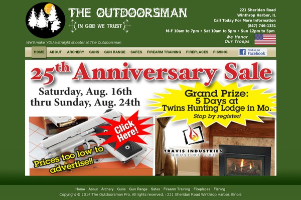 outdoorsmanpro.com site used Outdoorsman
