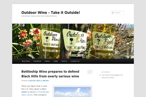 Twenty Eleven theme site design template sample
