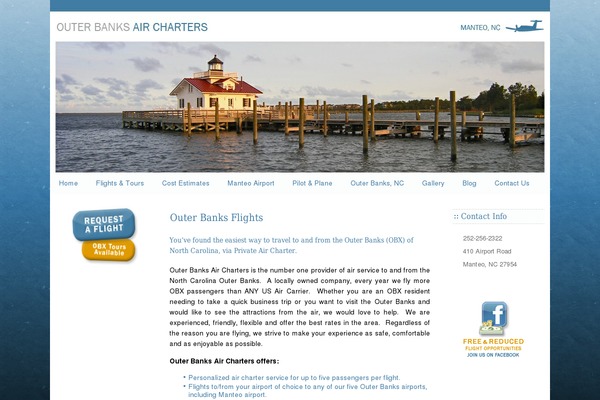 WordPress website example screenshot