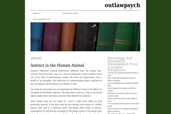 outlawpsych.com site used Pilcrow