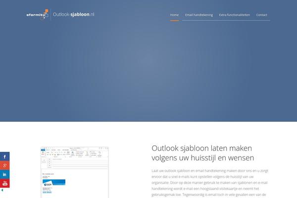 outlook-sjabloon.nl site used Eformity
