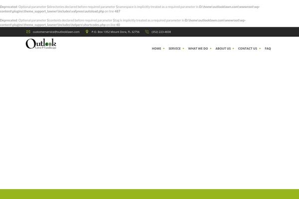 WordPress website example screenshot