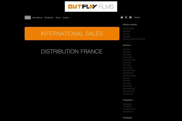 outplayfilms.com site used Grid Theme Responsive