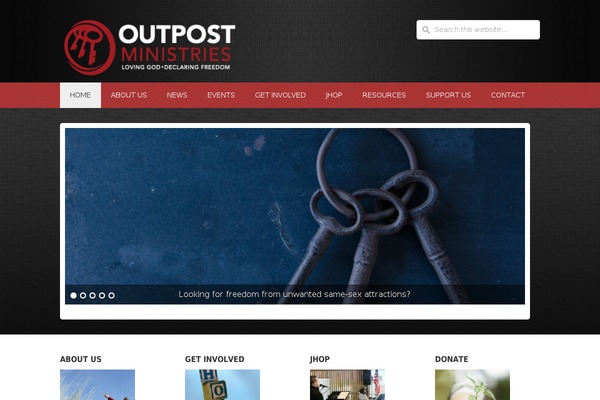 outpostministries.org site used Outpost