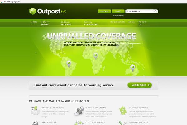 outpostsvc.com site used Outpost