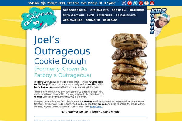 cookie-dough WordPress theme, websites list used cookie-dough theme cookie-dough theme websites examples
