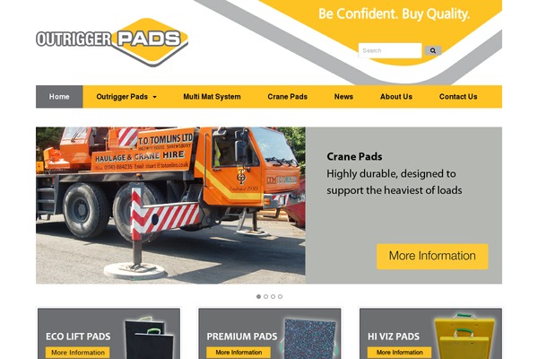 outriggerpads.co.uk site used Outriggerpads