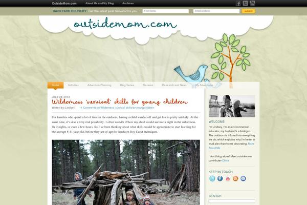 outsidemom.com site used Outsidemomcom