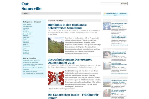 outsomerville.org site used Infos