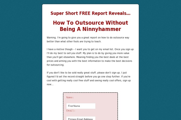 WordPress website example screenshot