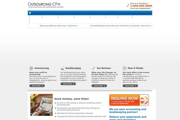 WordPress website example screenshot