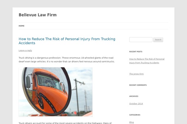 Twenty Twelve theme site design template sample
