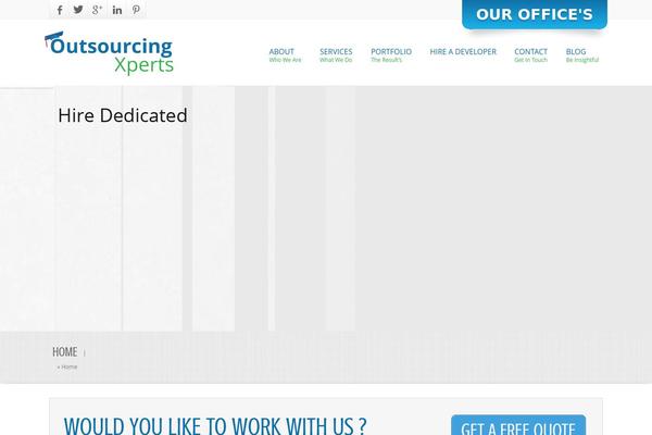 outsourcingxperts.net site used Outsourcing