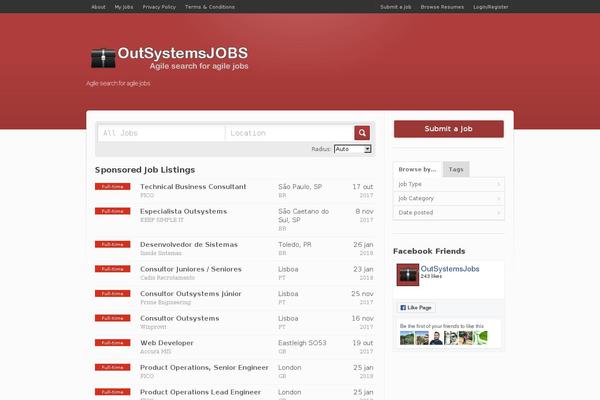 outsystemsjobs.com site used Jobroller-1.8.3