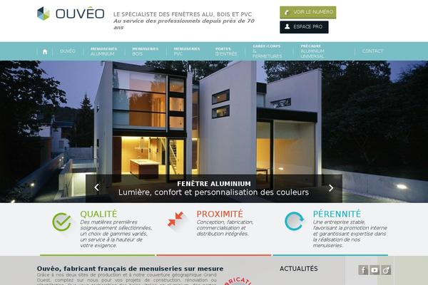 ouveo-menuiseries.fr site used Ouveo