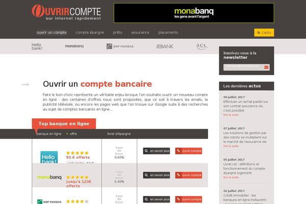 ouvrircompte.net site used Ouvrir