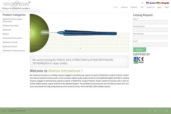 Divi Child theme site design template sample