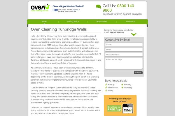 ovenutunbridgewells.net site used Ovenu