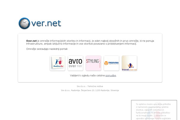 over.net site used Poortal-medovernet