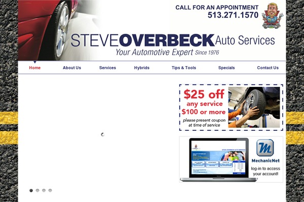 overbeckauto.com site used Theme1