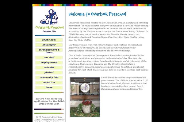overbrookpreschool.com site used Overbrook