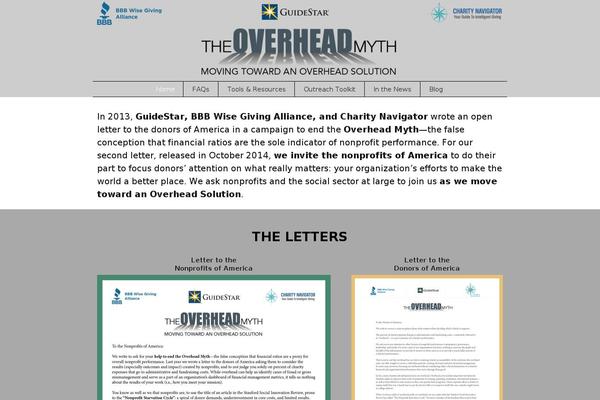 overheadmyth.com site used Overheadmyth