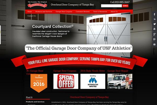 overheadtampa.com site used Overheaddoor