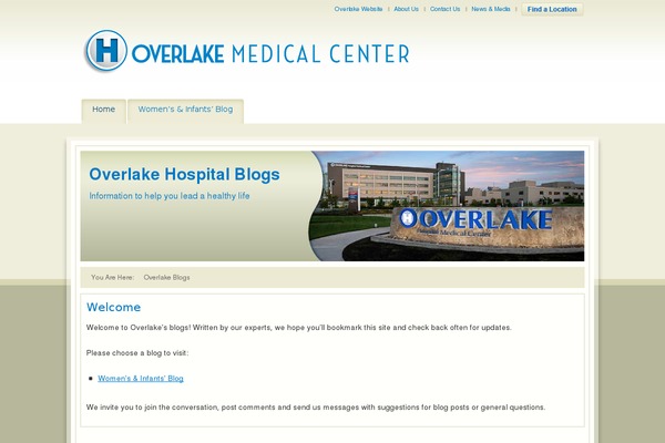 overlakehospitalblog.org site used Overlake
