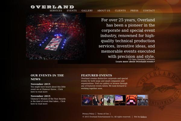 overlandentertainment.com site used Overland