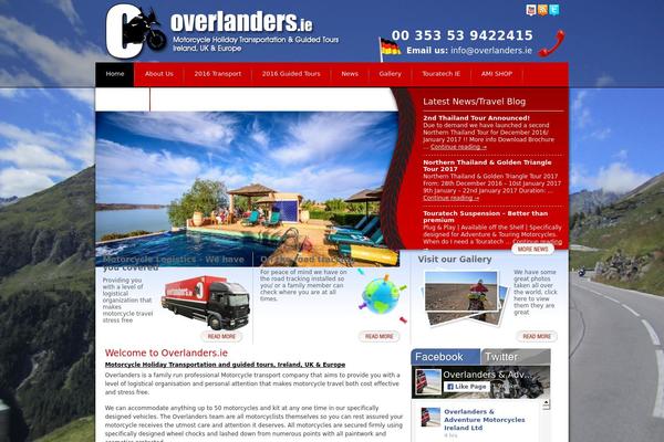 overlanders.ie site used Overlanders