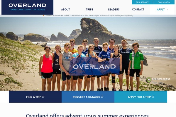 overlandsummers.com site used Overland-2016