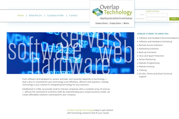 overlaptechnology.com site used Overlaptech