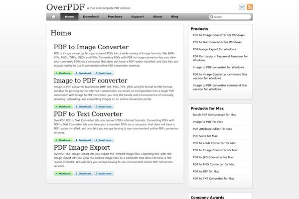 overpdf.com site used iBlog