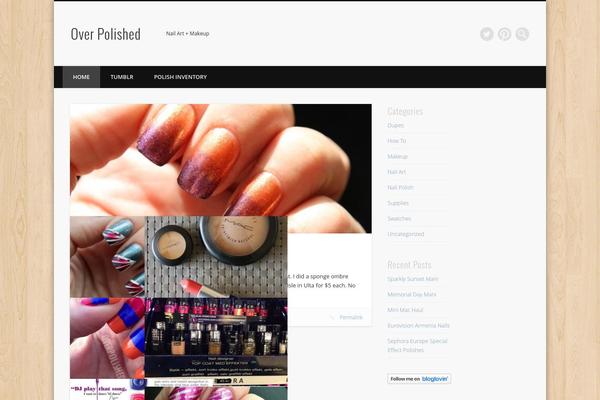 Pinboard theme site design template sample