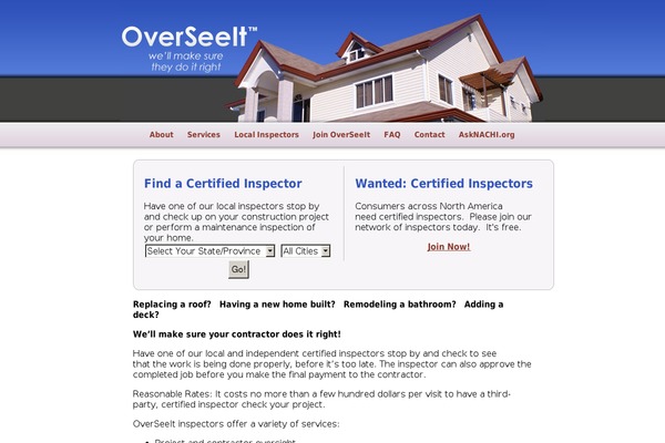 overseeit.com site used Overseeit