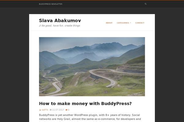 WordPress website example screenshot