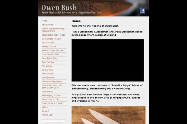 owenbush.co.uk site used Owen