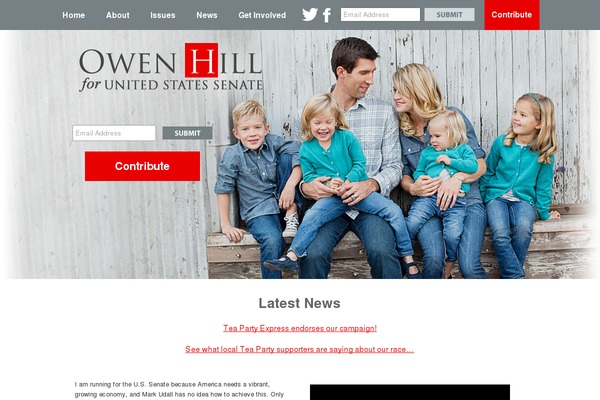 owenhillforsenate.com site used Owenhill