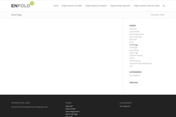 Legenda theme site design template sample